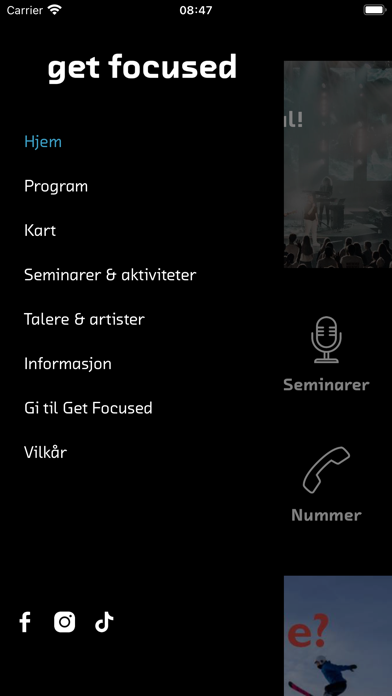 Get Focused Deltakerguide Screenshots