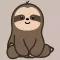Cute Sloth Stickers