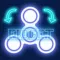 Fidget Spinner Neon 3D Simulation