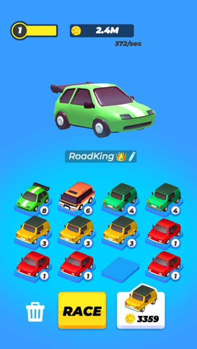 Zrzuty ekranu roadcrash.io