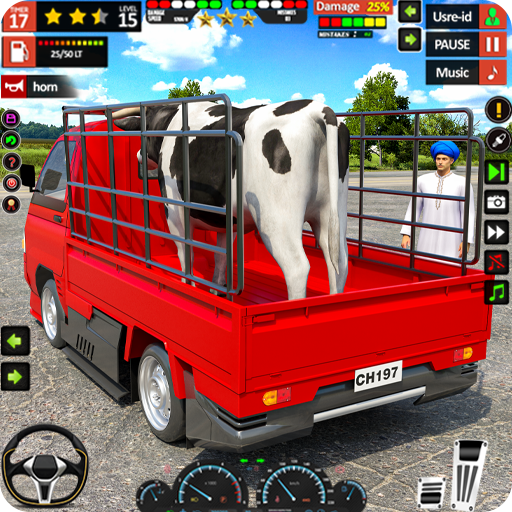 Farm Animal Cargo Truck 3d