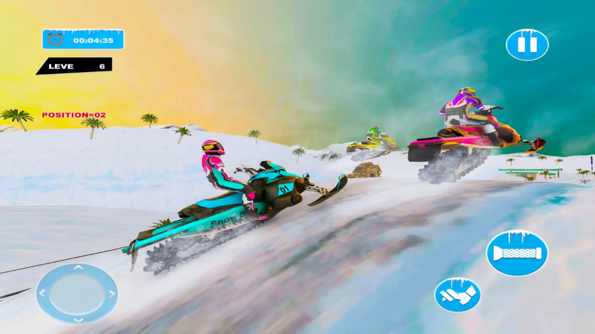 Snow Bike Racing Snocross Game Screenshots