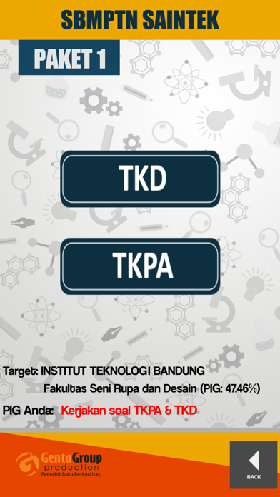 Simulasi SBMPTN SAINTEK Screenshots