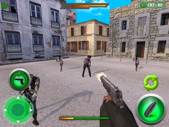 Ảnh chụp màn hình của Crazy Zombie Sniper Shooting War iPad 
