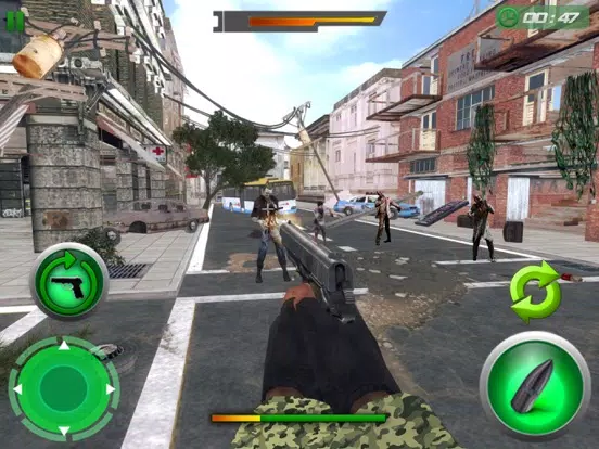 Ảnh chụp màn hình của Crazy Zombie Sniper Shooting War iPad 