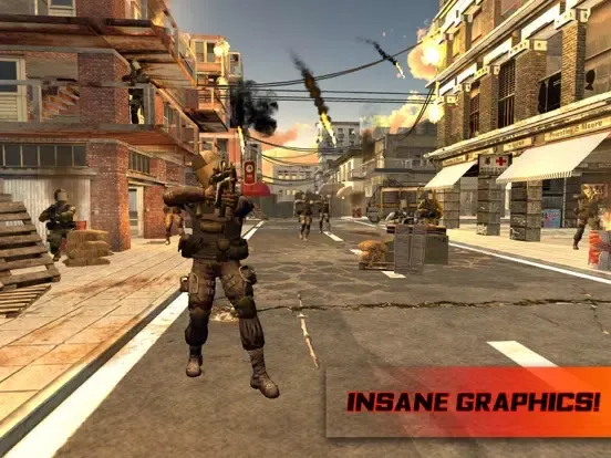 Commander Shooter Elite Force War Game iPad  स्क्रीनशॉट