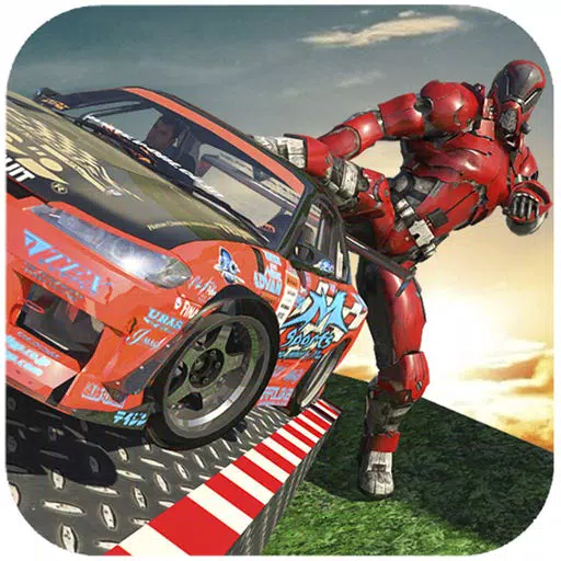 Robot Chase Car Stunts Robot Chase Car Stunts