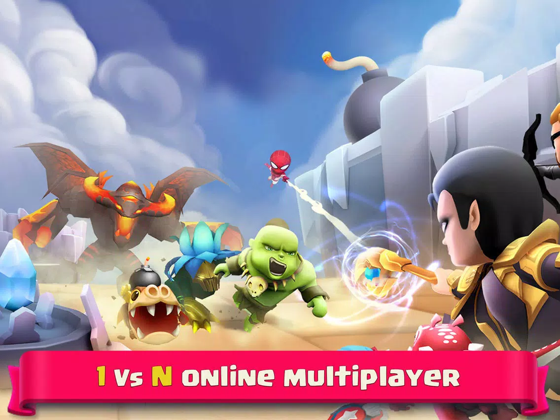 Bomber Heroes : 3D Boom Online iPad  سکرین شاٹس