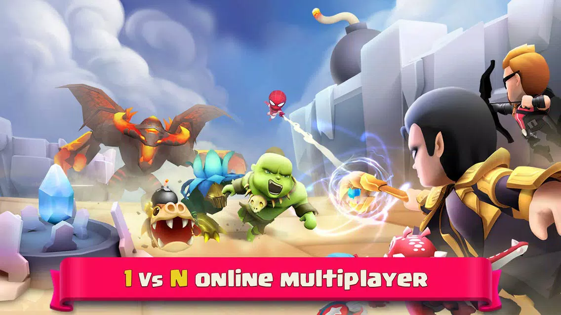 Bomber Heroes : 3D Boom Online سکرین شاٹس