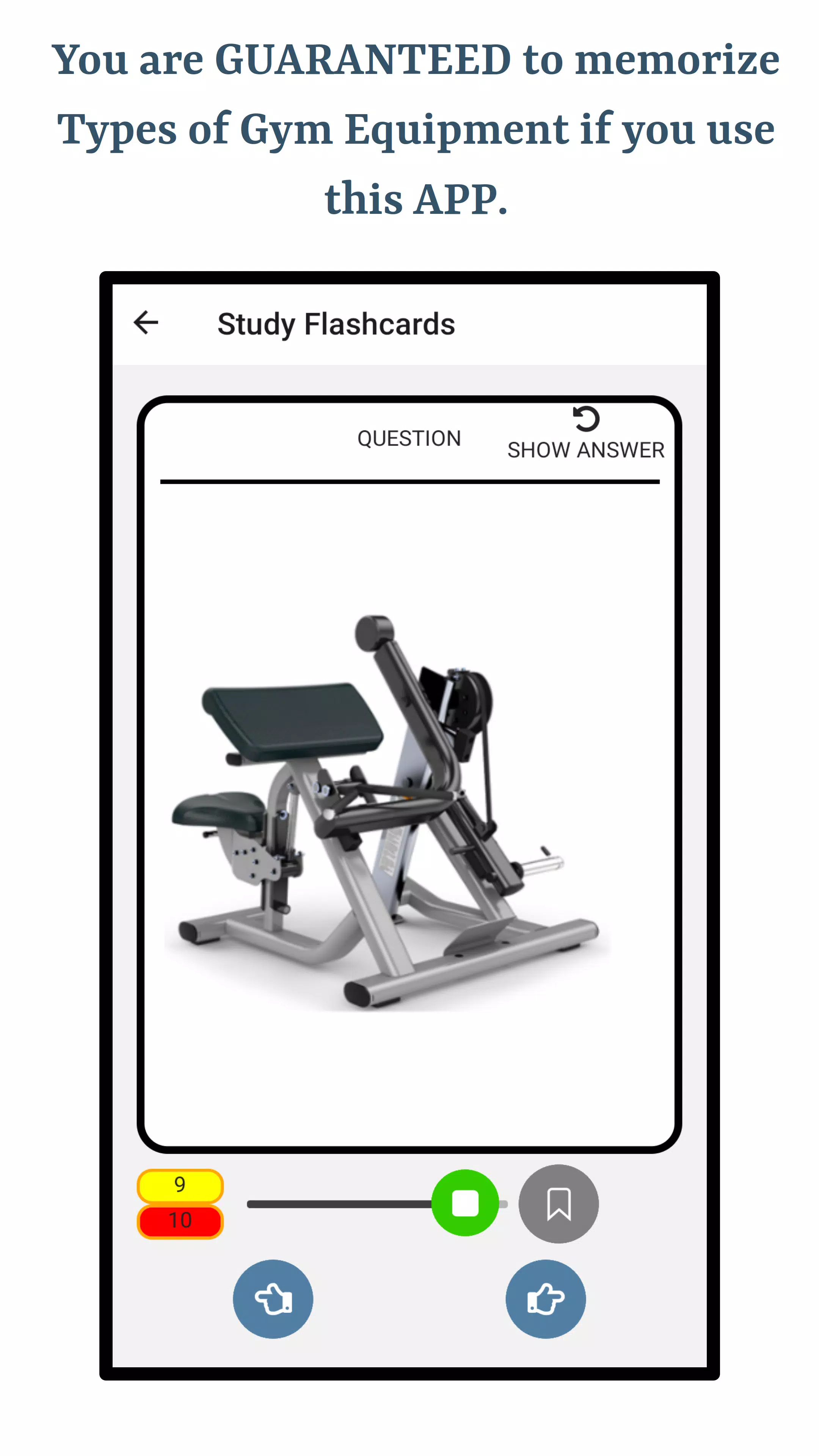 Gym Equipment Screenshots