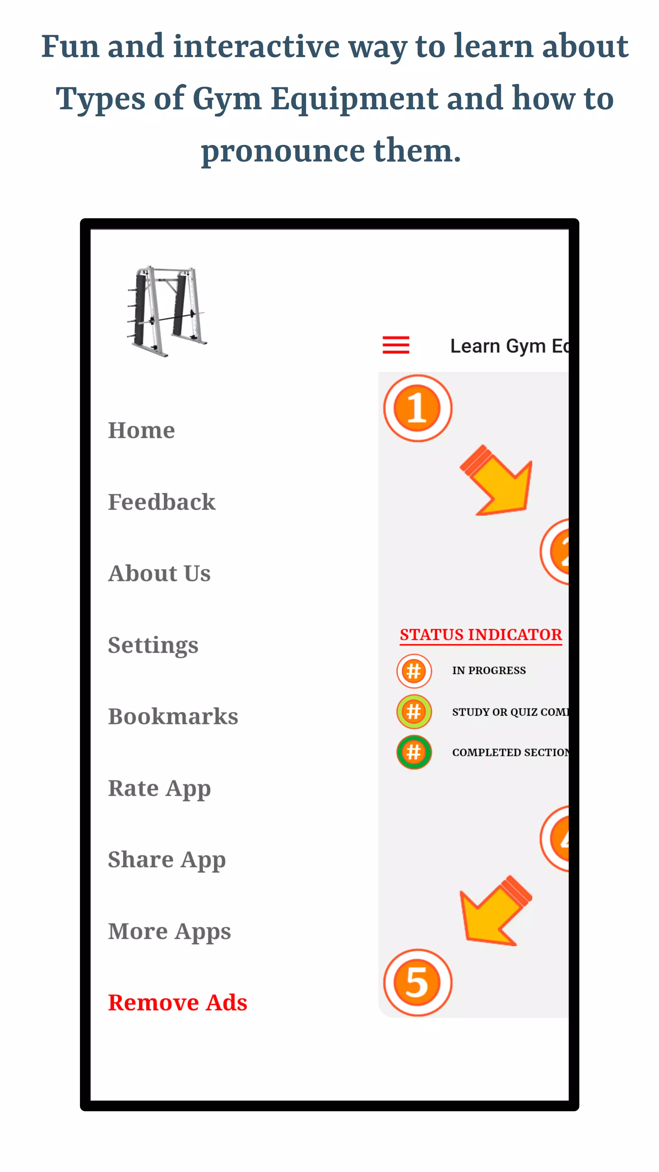 Gym Equipment Screenshots