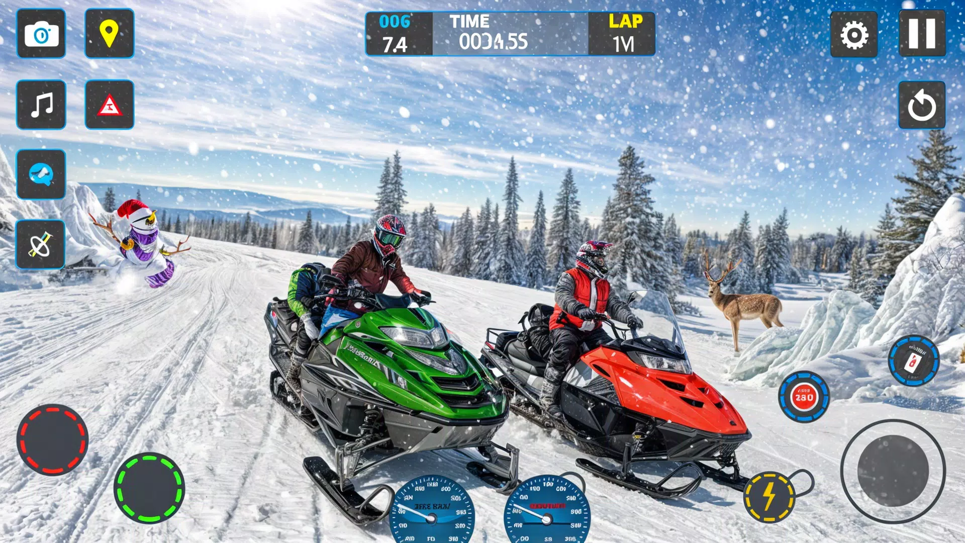 Sled Racing Snowcross Games Screenshots
