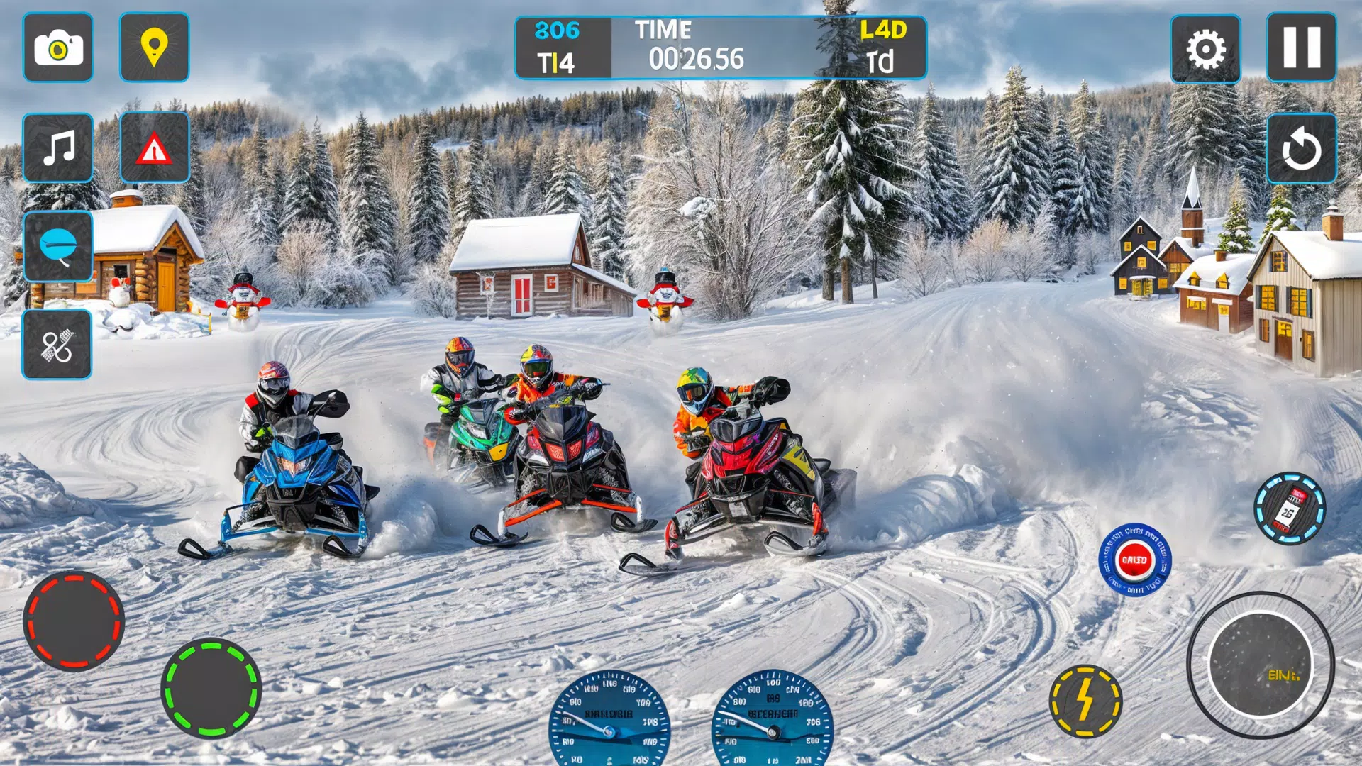 Sled Racing Snowcross Games Screenshots