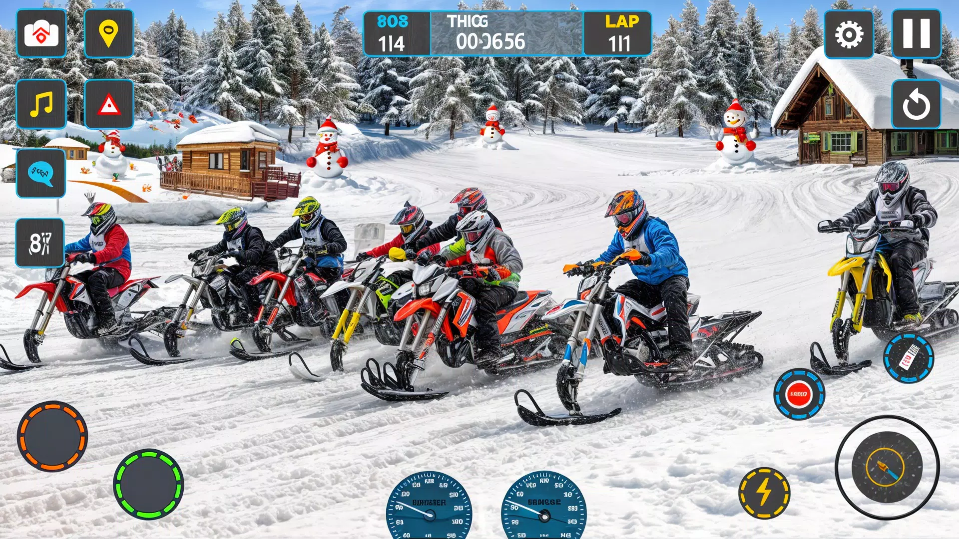 Sled Racing Snowcross Games Screenshots