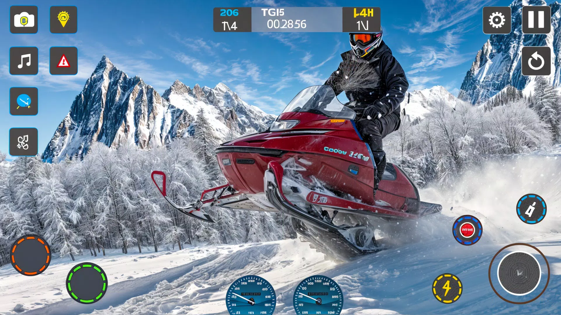 Sled Racing Snowcross Games Screenshots