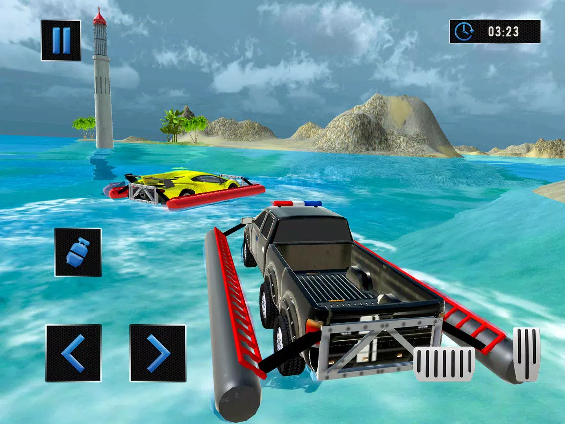 Zrzuty ekranu Water Surfer Criminal Chase iPad 