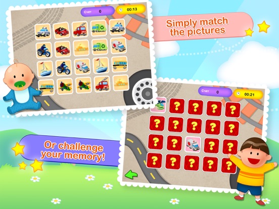 Awesome Memory Match Lite iPad Screenshots