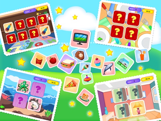 Awesome Memory Match Lite iPad Screenshots