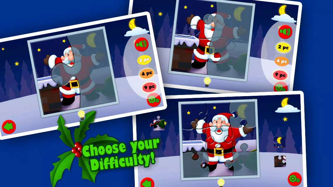 Christmas Jigsaw Puzzles 123 - Fun Learning Game for Kids Screenshots