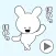 DANCING RABBIT STICKER