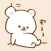 Lazy polar bear.