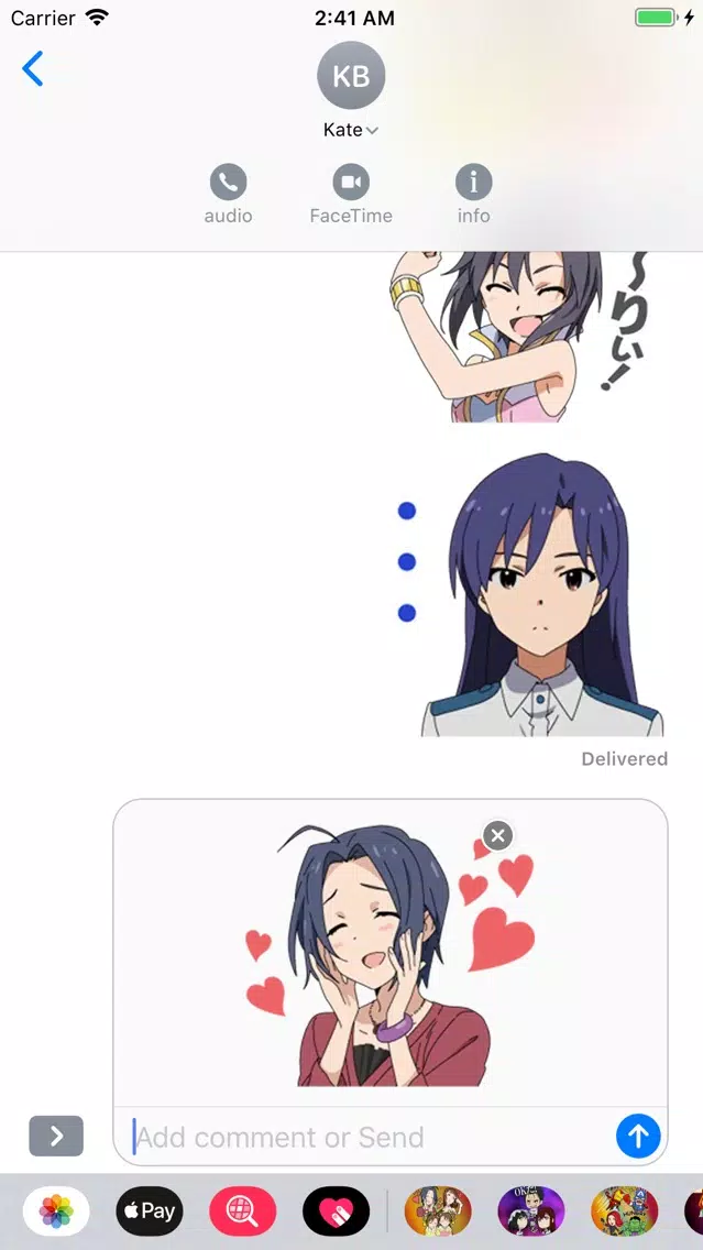 Master Idol Cute Love Stickers Screenshots