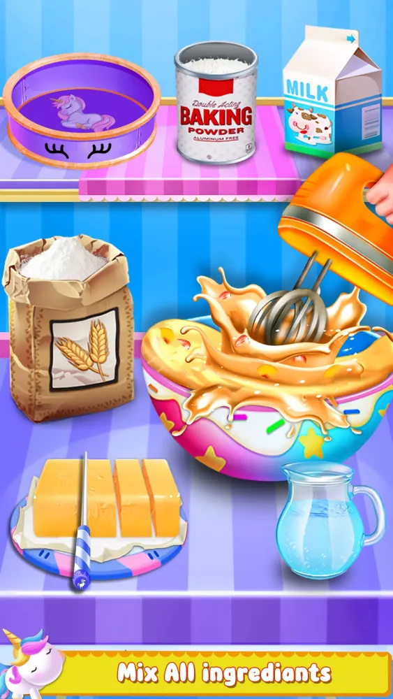 Unicorn Cake Maker-Bakery Game Screenshots