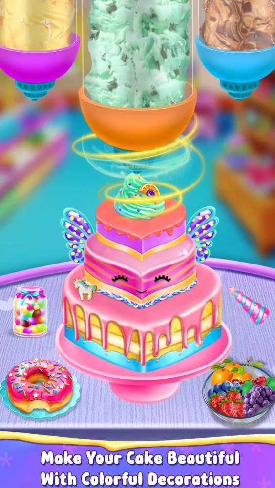 Unicorn Cake Maker-Bakery Game Screenshots