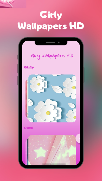 Girly Wallpapers HD. Screenshots