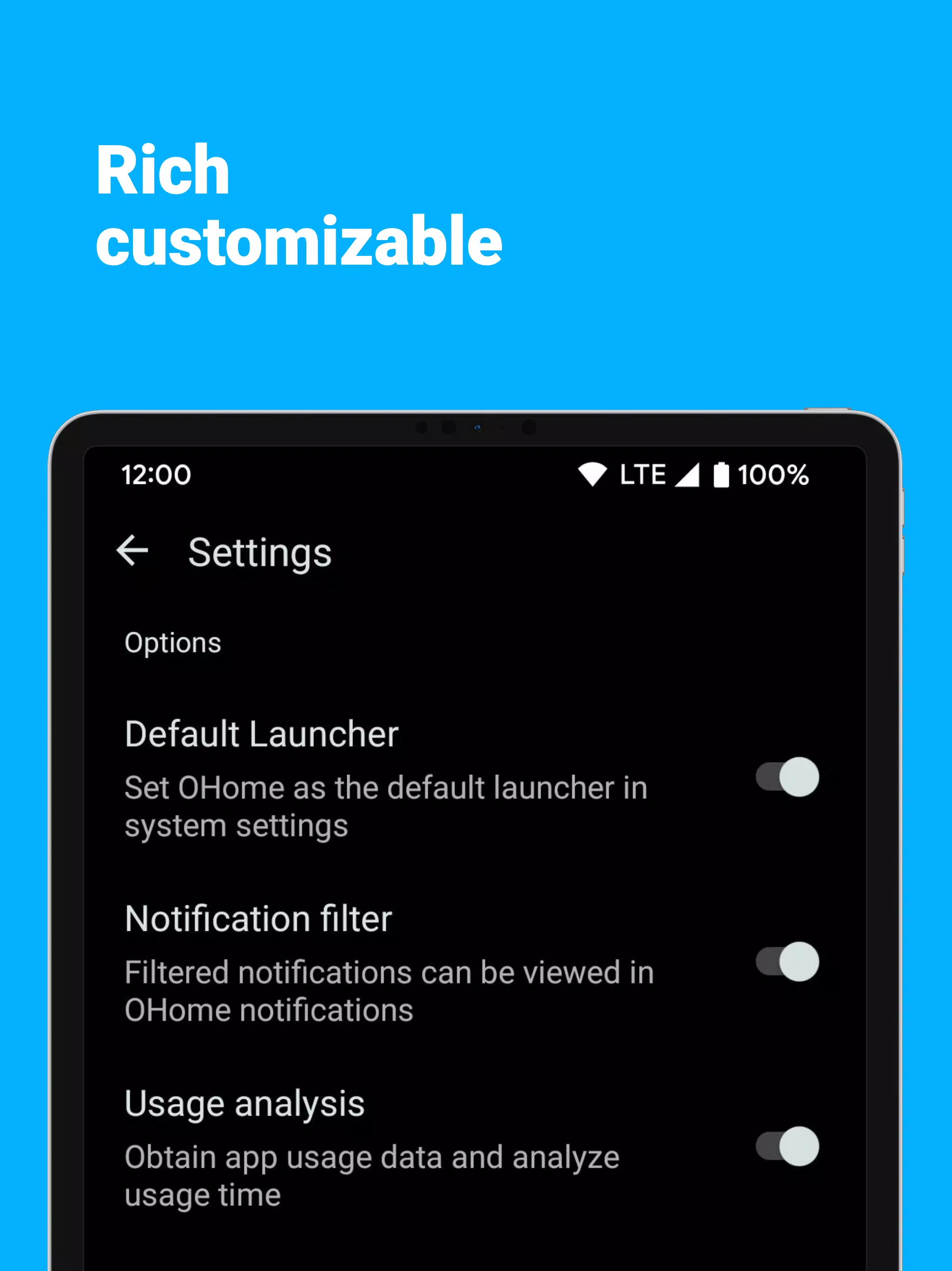 OHome Screenshots