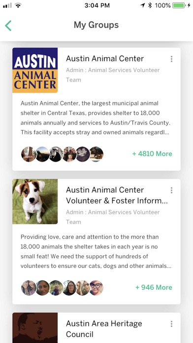 GivePulse Screenshots