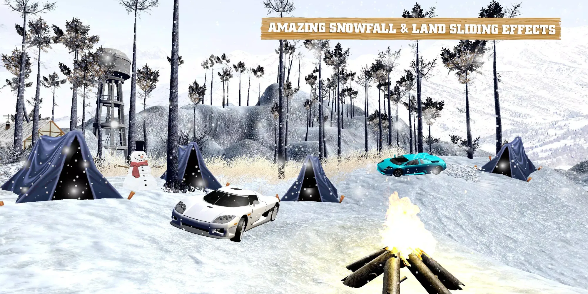 Frosty Car Parking School 3D Screenshots