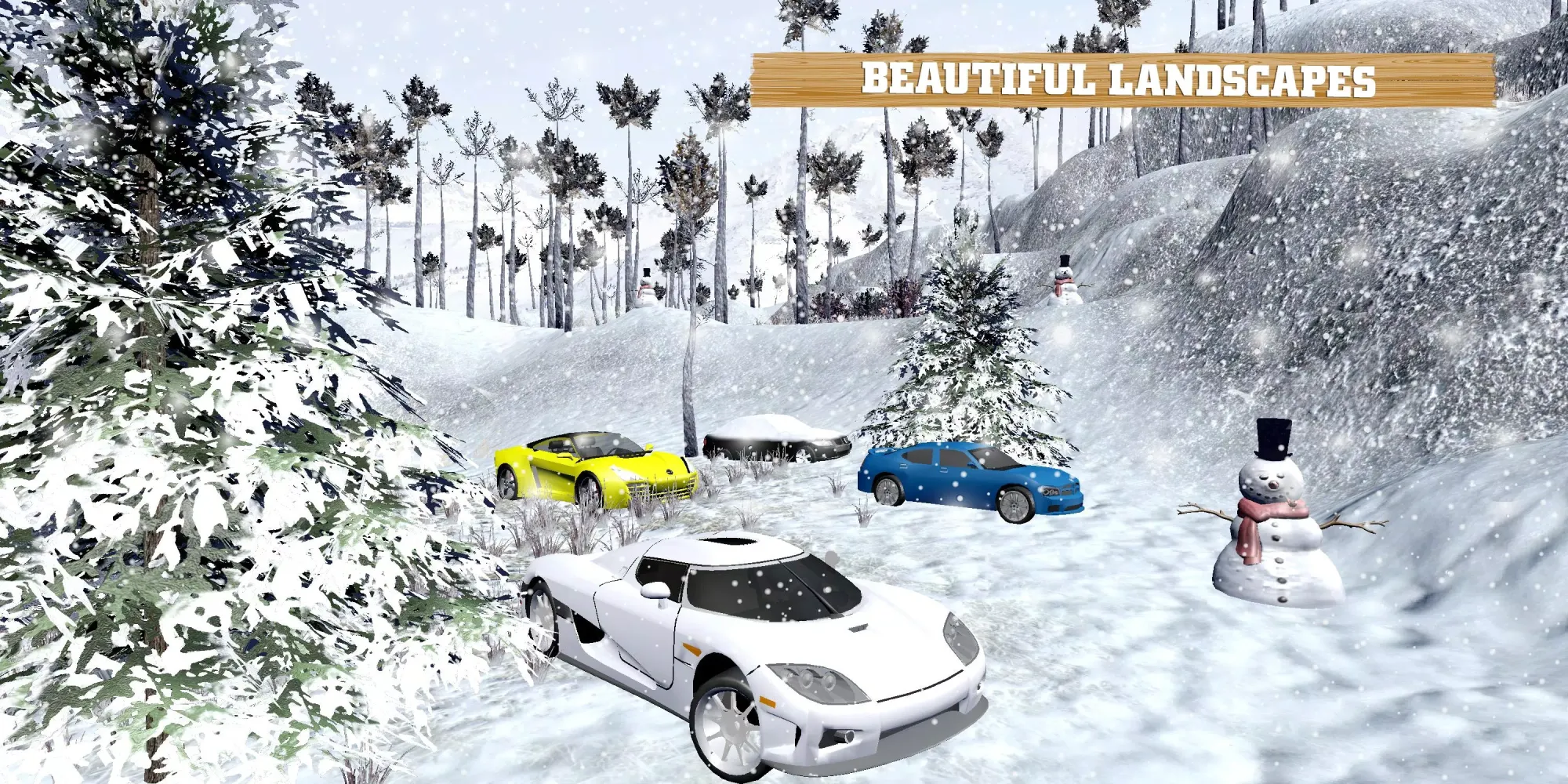 Frosty Car Parking School 3D Screenshots