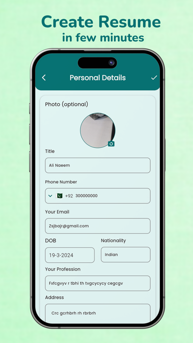 CV Maker & Builder -Resume App Screenshots