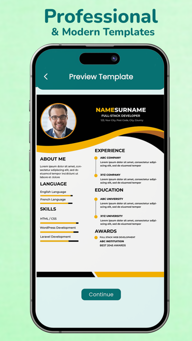CV Maker & Builder -Resume App Screenshots