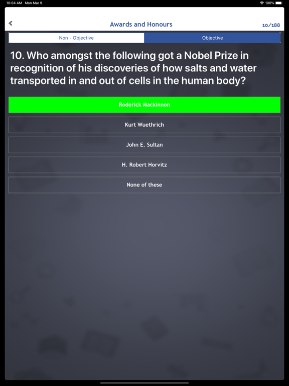 World General Knowledge Quiz iPad Screenshots