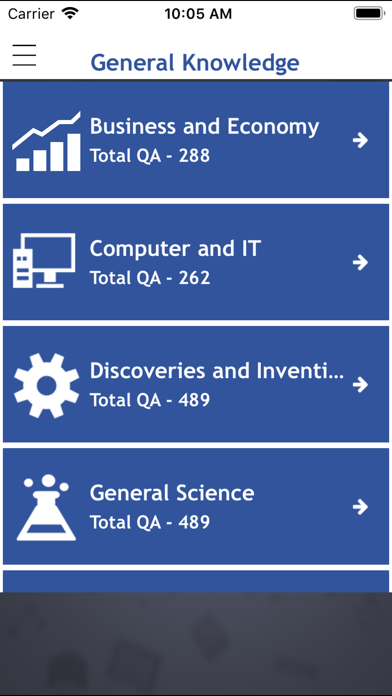 World General Knowledge Quiz Screenshots