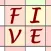 five  equal