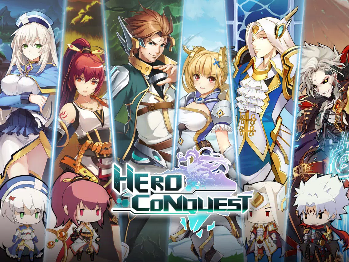 ภาพหน้าจอของ Hero Conquest iPad 