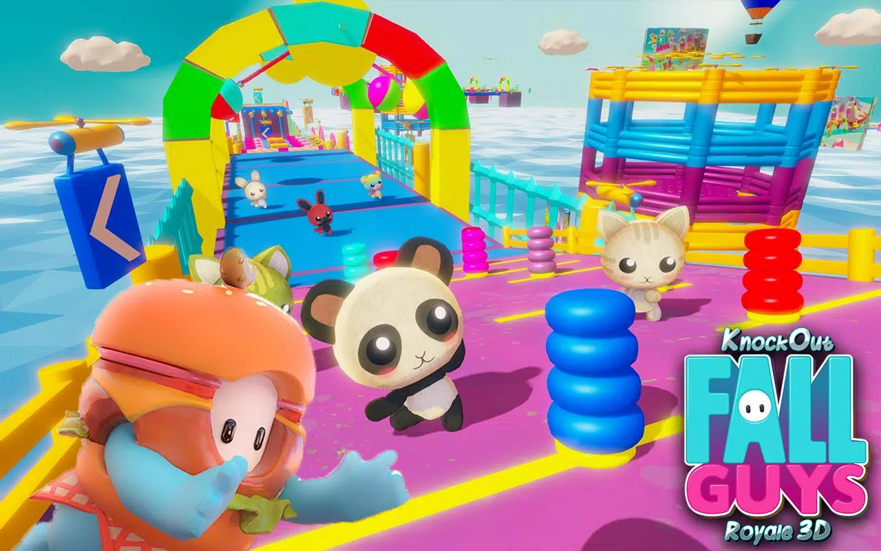 Knockout Fall Guys Royale 3D Human Knock Over Screenshots