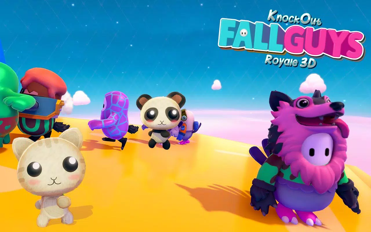 Knockout Fall Guys Royale 3D Human Knock Over Screenshots