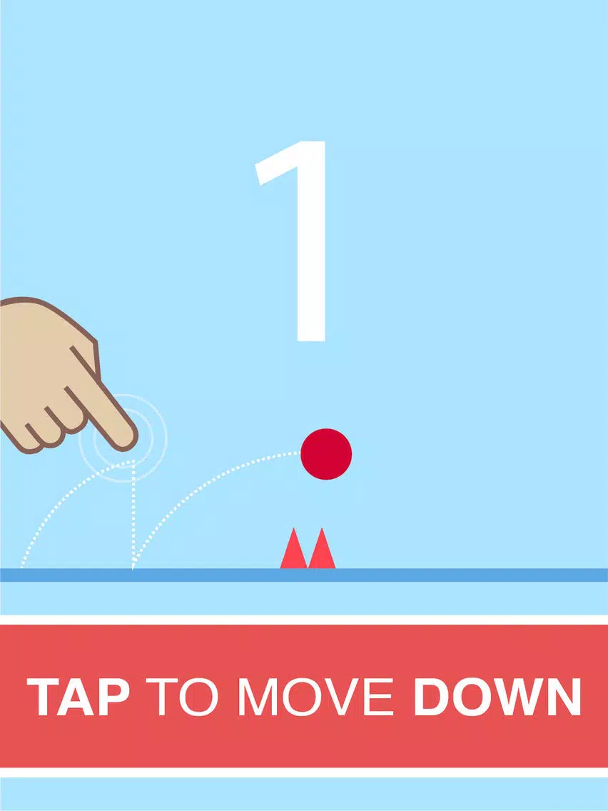 Capturas de tela do Bouncing Red Ball-Don't Touch The Spikes iPad 