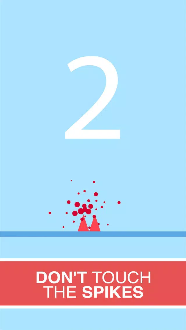 Capturas de tela do Bouncing Red Ball-Don't Touch The Spikes