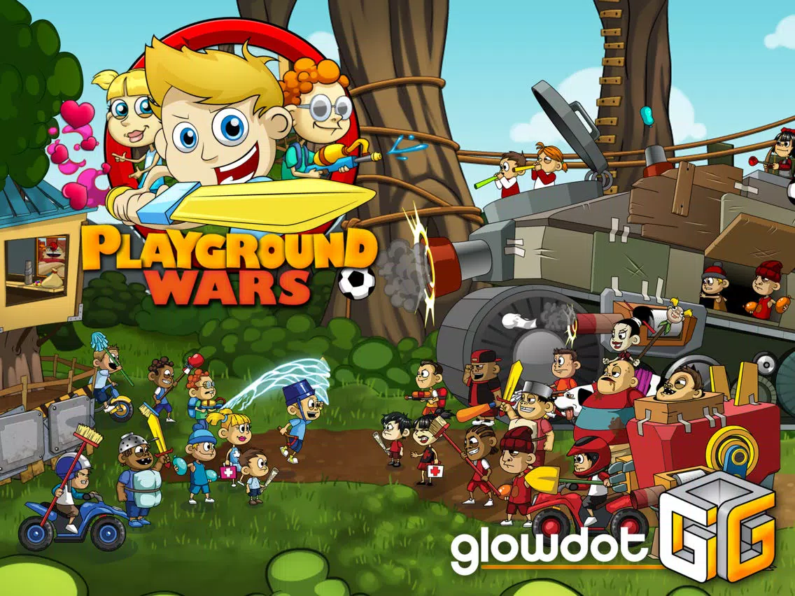 Tangkapan layar Playground Wars iPad 