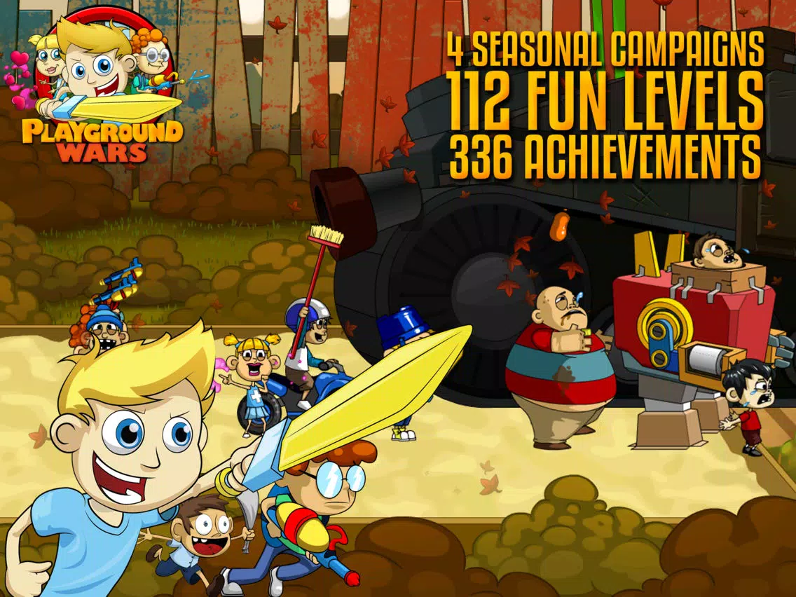 Tangkapan layar Playground Wars iPad 