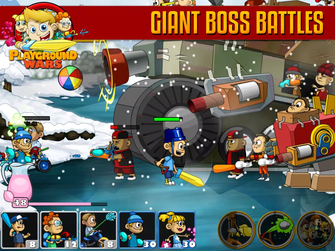 Tangkapan layar Playground Wars iPad 