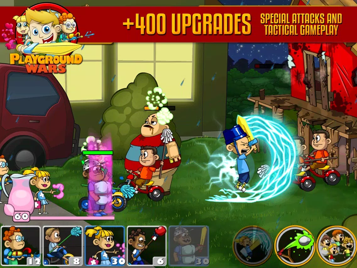 Tangkapan layar Playground Wars iPad 