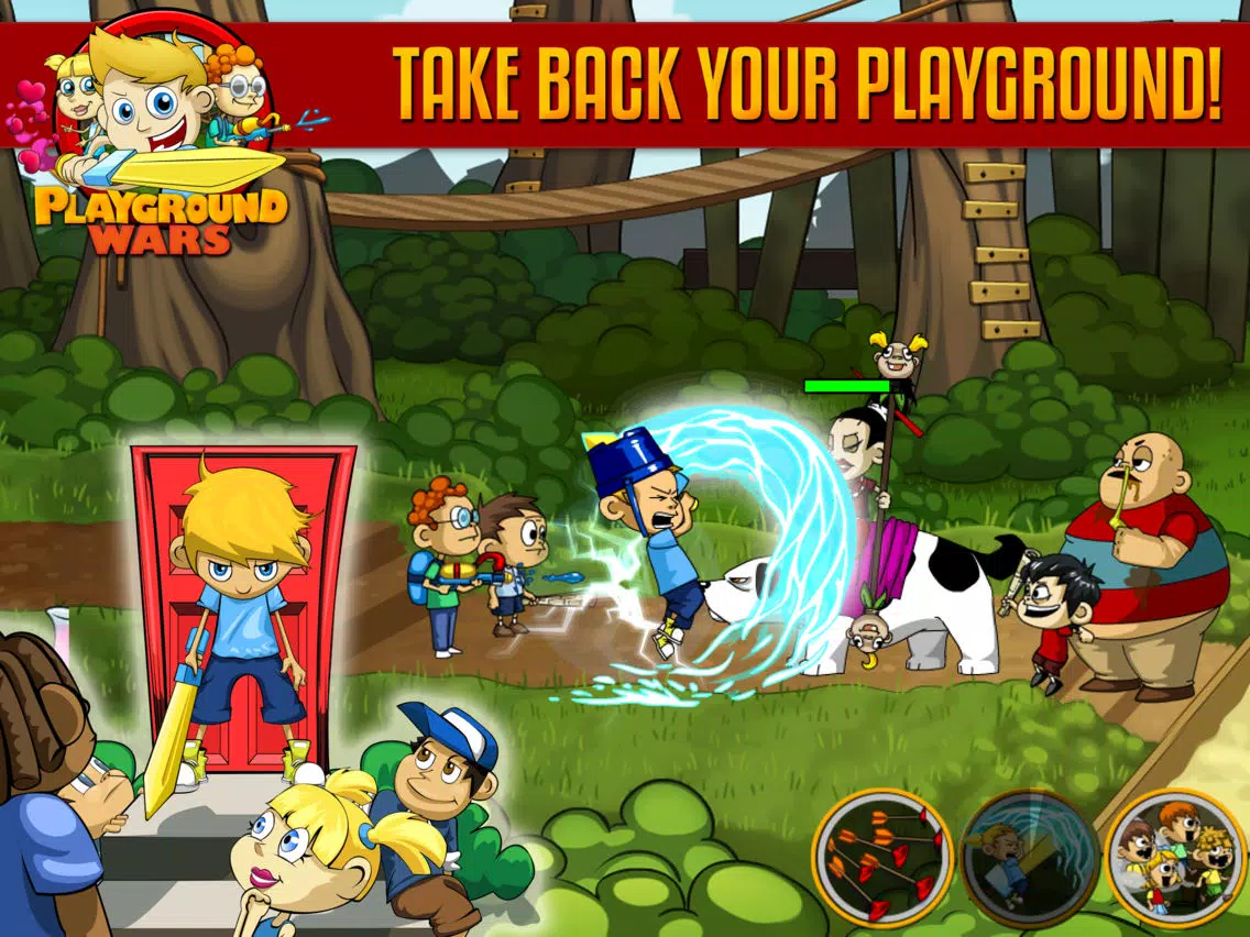 Tangkapan layar Playground Wars iPad 