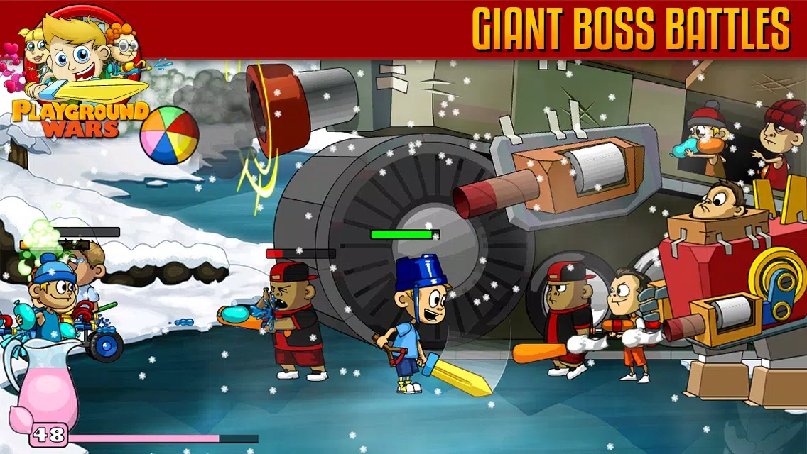 Tangkapan layar Playground Wars