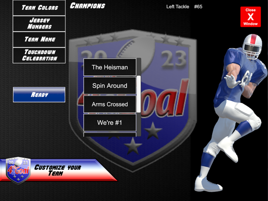 4th and Goal iPad  Screenshots